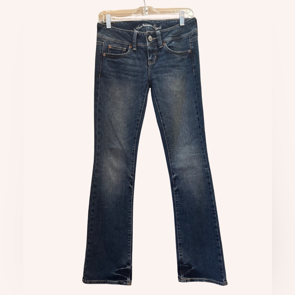 American Eagle Slim boot cut blue jeans
